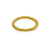 Sterling Silver with 18ct gold plated ball ring
