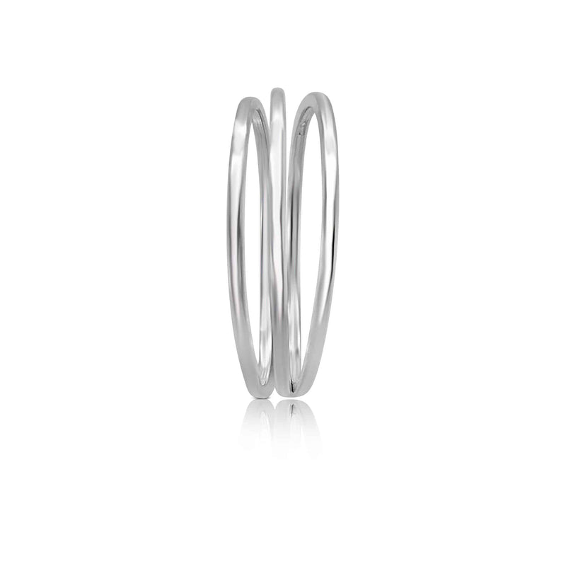 Sterling Silver Three Band Ring
