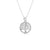 Tree Of Life Necklace Decorated With CZ