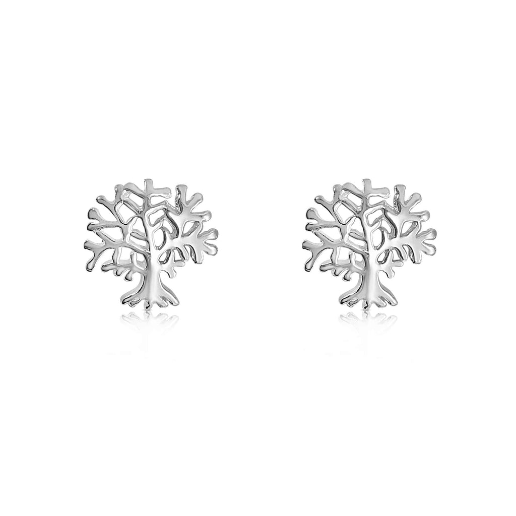 Sterling Silver Tree of Life Stud
