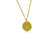 18ct Gold Plated Ogham Necklace Letter 'B'
